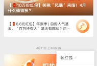 富国基金红包雨抽奖