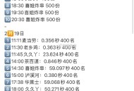 2🈷️26日 饿了么 南京兔单 ,搜 周三我请 12场 共4400份 ,- ,南京秒数以及历史🔗