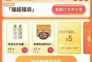 猫超首页-右下角-惊喜口令 ,输入： 猫超福袋 ,🕑0点1元，🕑15点2元 ,都是限量的 可能延
